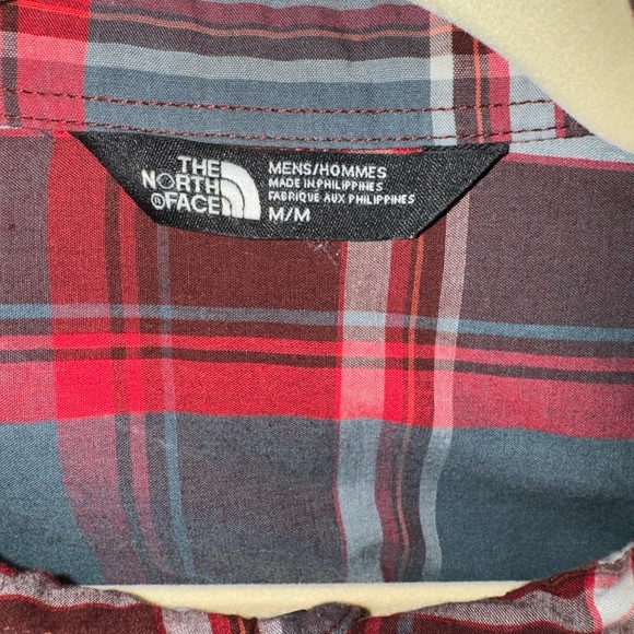 Men's The North Face Plaid Button Shirt Size Medium - Picture 4 of 10
